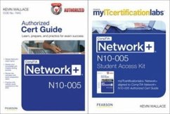Comptia Network+ N10-005 Cert Guide with Myitcertificationlabs Bundle - Wallace, Kevin