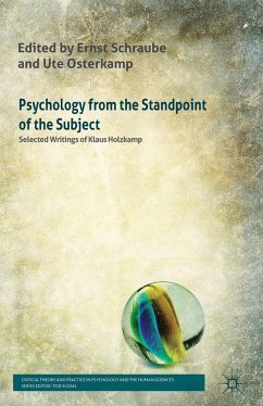 Psychology from the Standpoint of the Subject - Boreham, Andrew;Holzkamp, Klaus