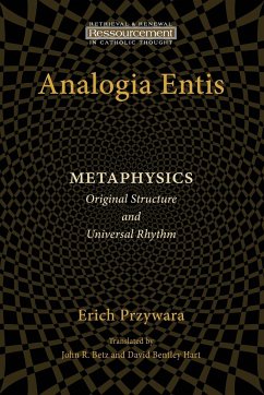 Analogia Entis - Przywara, Erich