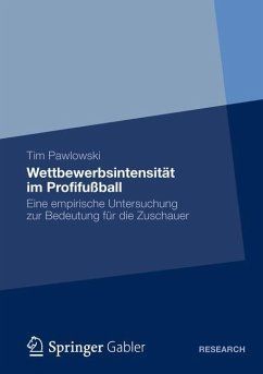 Wettbewerbsintensität im Profifußball - Pawlowski, Tim