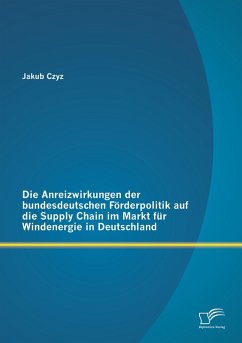 Cover Die Anreizwirkungen der bundesdeutschen Förderpolitik auf die Supply Chain im Markt für Windenergie in Deutschland