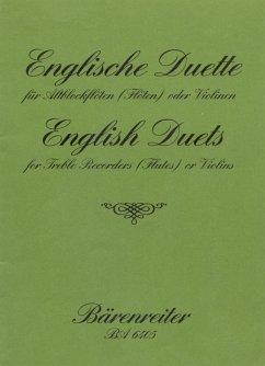 Cover Englische Duette für Altblockfloeten (Fl, Vl)