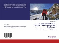 Lean Implementation in Rosti AB: Opportunities and Challenges - Bahmai, Masoud