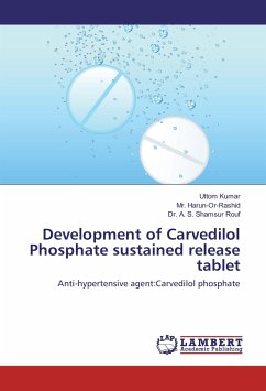 Development of Carvedilol Phosphate sustained release tablet