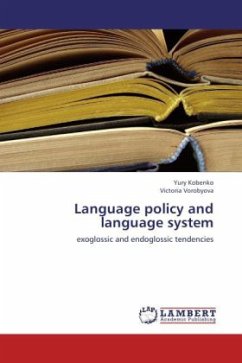 Language policy and language system