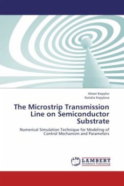 The Microstrip Transmission Line on Semiconductor Substrate
