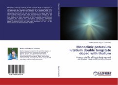 Cover Monoclinic potassium lutetium double tungstate doped with thulium