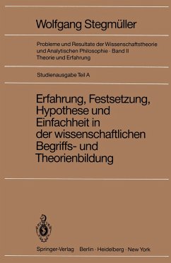 Erfahrung, Festsetzung, Hypothese und Einfachheit in der wissenschaftlichen Begriffs- und Theorienbildung Probleme und Resultate der Wissenschaftstheorie und Analytischen Philosophie, Band II Theorie und Erfahrung - BUCH - Varga von Kibéd, Matthias