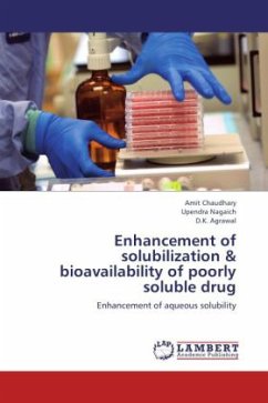 Enhancement of solubilization & bioavailability of poorly soluble drug