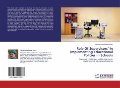 Role Of Supervisors¿ In Implementing Educational Policies In Schools