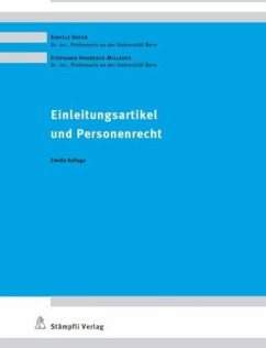 Einleitungsartikel und Personenrecht - Hofer, Sibylle;Hrubesch-Millauer, Stephanie