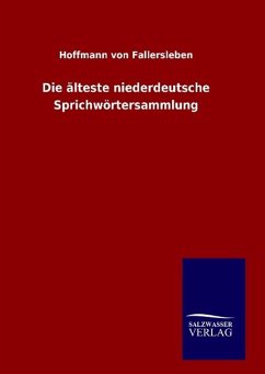 Die älteste niederdeutsche Sprichwörtersammlung - Siebert, Otto