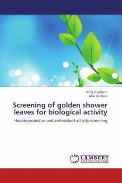 Screening of golden shower leaves for biological activity