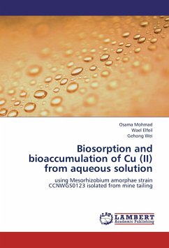 Biosorption and bioaccumulation of Cu (II) from aqueous solution - Mohmad, Osama;Elfeil, Wael;Wei, Gehong