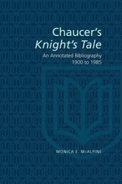 Chaucer's Knight's Tale - McAlpine, Monica