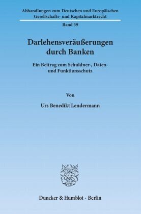 Darlehensveräußerungen durch Banken.