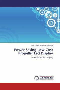 Power Saving Low Cost Propeller Led Display