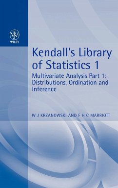 Multivariate Analysis, Volume 1, Part 1 - Krzanowski, W J; Marriott, F H C