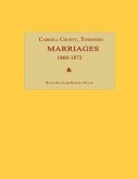 Carroll County, Tennessee, Marriages 1860-1873