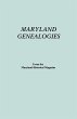Maryland Genealogies. a Consolidation... - Bild 1