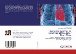 Numerical Analysis on Simplified 2D Model of Heart Valve