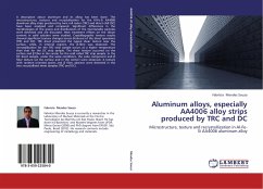 Aluminum alloys, especially AA4006 alloy strips produced by TRC and DC - Mendes Souza, Fabrício