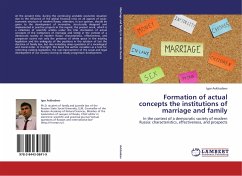 Formation of actual concepts the institutions of marriage and family - Avkhadeev, Igor