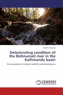 Deteriorating condition of the Bishnumati river in the Kathmandu basin