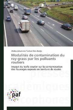 Modalités de contamination du ray-grass par les polluants routiers