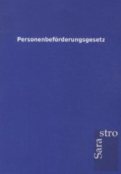 Personenbeförderungsgesetz - Sarastro Gmbh