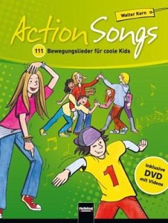 Action Songs. Paket (Liederbuch inkl. DVD + 2 Audio-CDs) - Kern, Walter