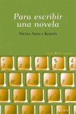 Para escribir una novela