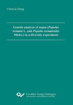 Genetic analysis of aspen (Populus tremula L. and Populus tremuloides Michx.) in a diversity experiment - Zhang, Chunxia