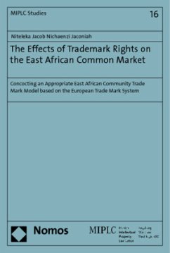 Cover The effects of trademark rights on the East African Common Market