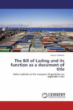 The Bill of Lading and its function as a document of title - Toffaletti, Rocco