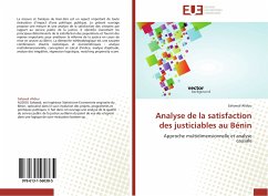 Analyse de la satisfaction des justiciables au Bénin - Alidou, Sahawal