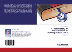 A Short History of Development of Homeopathy in India