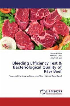 Bleeding Efficiency Test & Bacteriological Quality of Raw Beef - Risha, Farhana;Elahi, Mahbub;Siddique, Abu