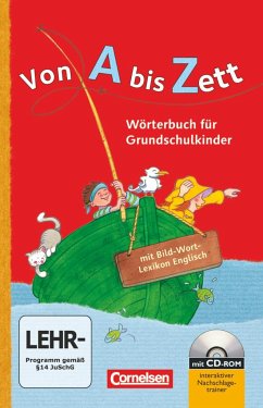 Von A bis Zett: Wörterbuch mit Bild-Wort-Lexikon Englisch und CD-ROM - Sennlaub, Gerhard