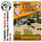 Corvus A600583 - Schnitzholz A5, Hoftiere, Lindenholz Corvus A600583 - Schnitzholz A5, Hoftiere, Lindenholz
