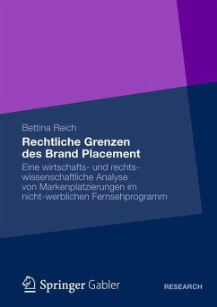 Rechtliche Grenzen des Brand Placement - Reich, Bettina