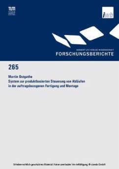 Cover System zur produktbasierten Steuerung von Abläufen in der auftragsbezogenen Fertigung und Montage