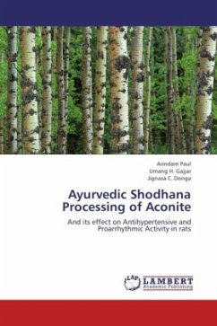 Ayurvedic Shodhana Processing of Aconite