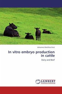 Cover In vitro embryo production in cattle