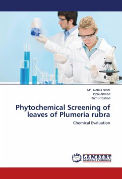 Phytochemical Screening of leaves of Plumeria rubra - Islam, Md. Rabiul;Ahmed, Iqbal;Proshad, Ram