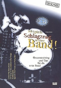 Cover Ich spiele Schlagzeug in einer Band!, mit CD-Audio