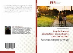 Cover Acquisition des connecteurs du récit parlé chez des enfants