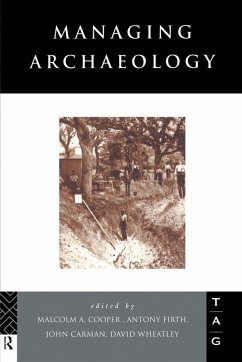 Cover Managing Archaeology