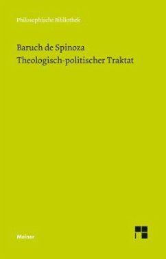 Theologisch-politischer Traktat / Sämtliche Werke Bd.3 - Spinoza, Baruch de;Spinoza, Baruch de