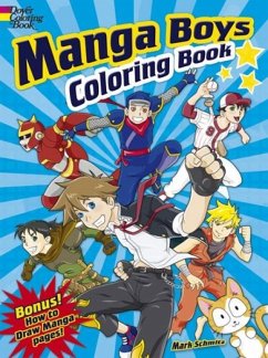 Manga Boys Coloring Book - Schmitz, Mark